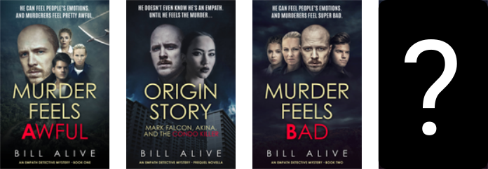 COVERS: Empath Detective Series So Far