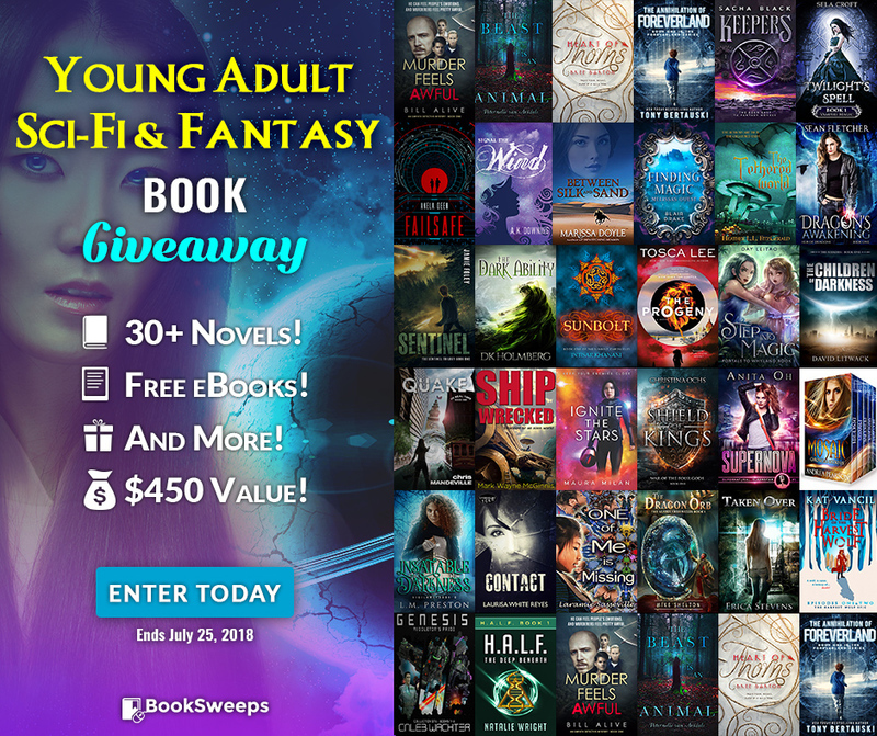 GRAPHIC: YA SciFi & Fantasy Book Giveaway 2018 July